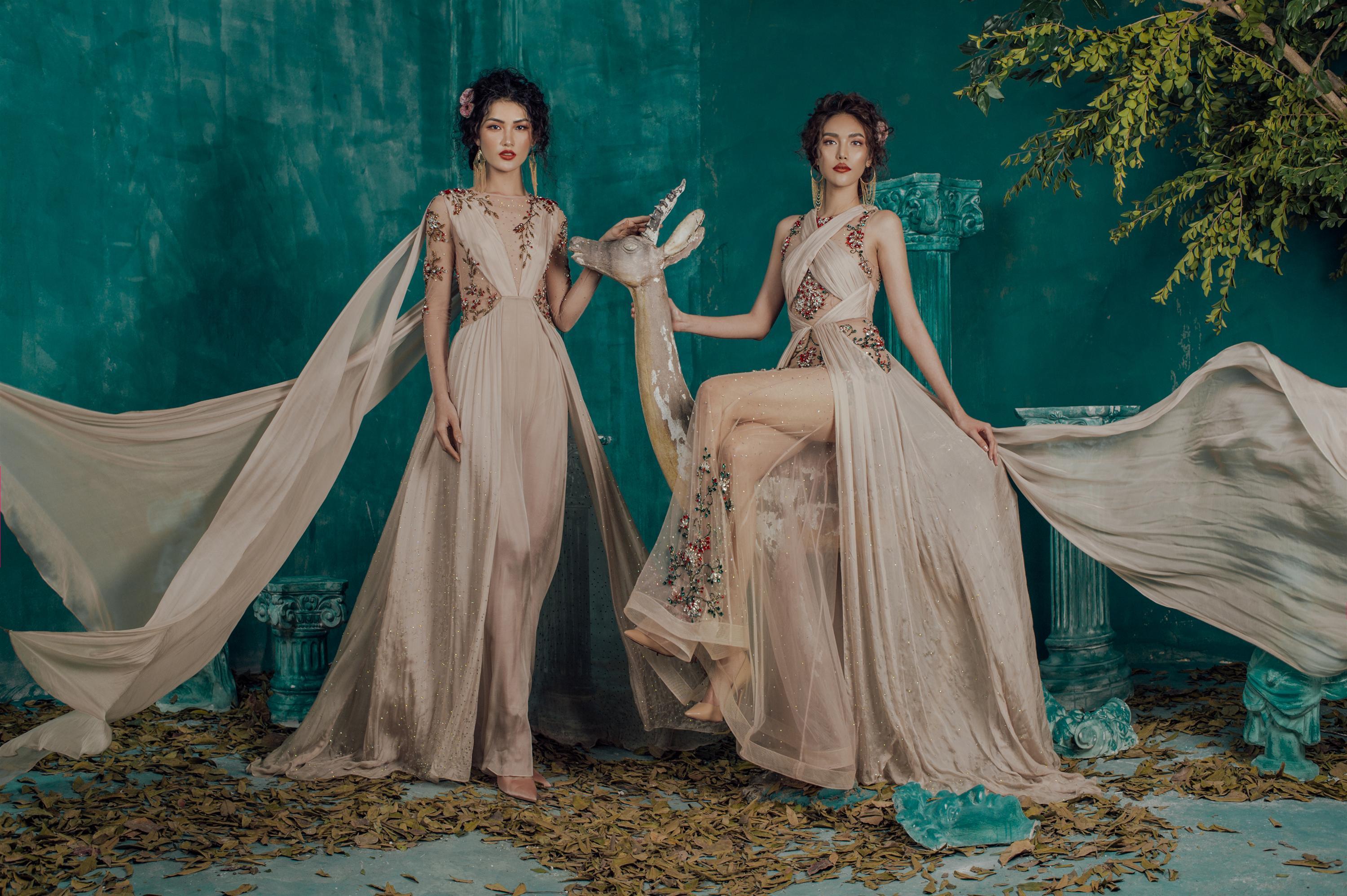 Ngất ngây vẻ quyến rũ của chân dài 1m10 Lan Khuê khi lạc bước khu vườn cổ tích-9