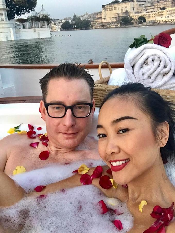 Kỳ nghỉ của vợ chồng Đoan Trang ở Ấn Độ trước Tết-6