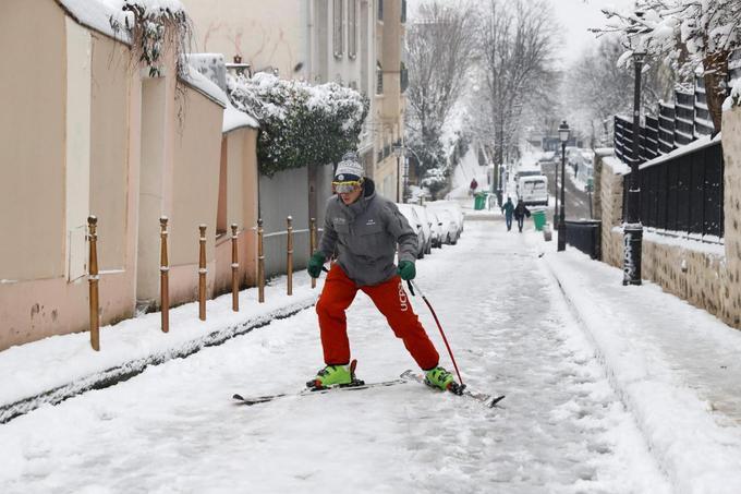 Paris bỗng biến thành xứ sở tuyết trắng-3