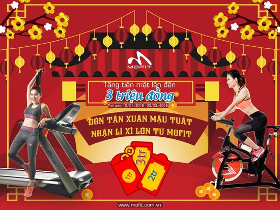 Máy tập Mofit lì xì liền tay đến 3 triệu đồng-1