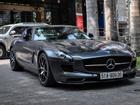 Mercedes SLS AMG GT nhà chồng Tăng Thanh Hà tái xuất trên phố