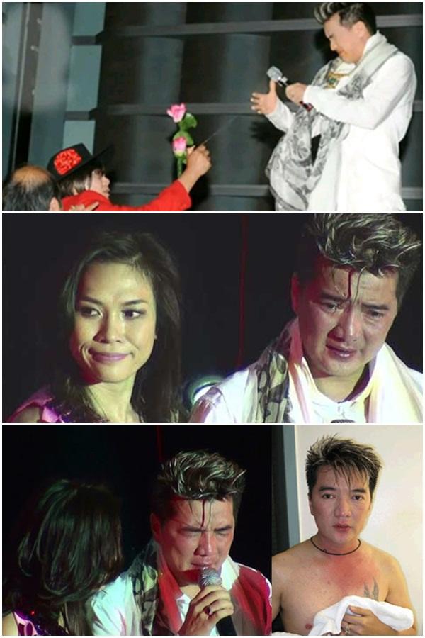 Vồ ếch, sập sân khấu, bị sàm sỡ... muôn kiểu tai nạn trên sân khấu của sao Việt-3