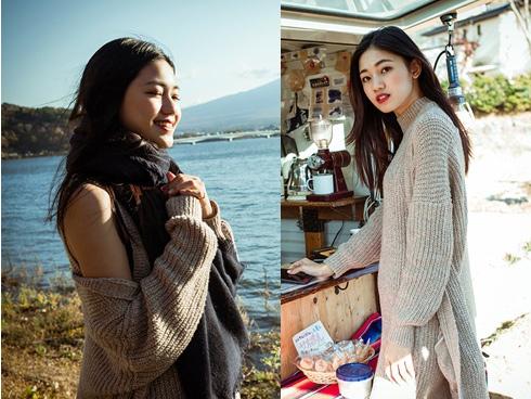 Ngắm mùa xuân Nhật Bản qua loạt ảnh đẹp long lanh của Á hậu tuổi Tuất Thanh Tú