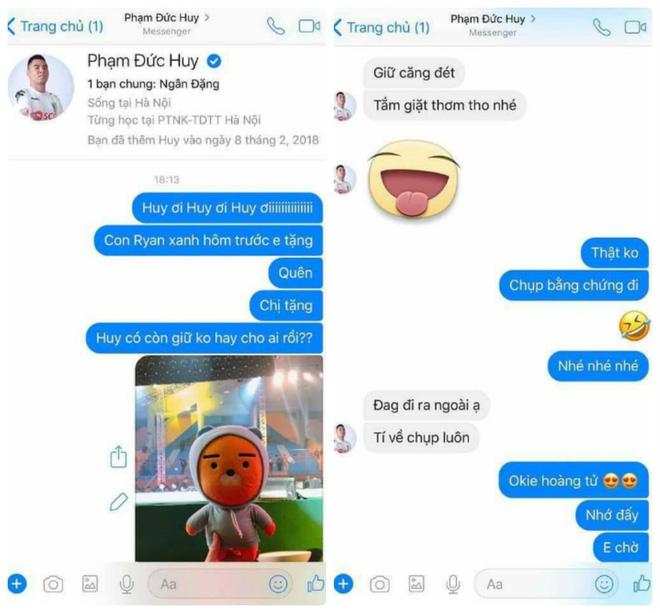 Bị nhắn tin truy hỏi tung tích quà tặng, câu trả lời của Đức Huy U23 khiến trái tim fans tan chảy-1