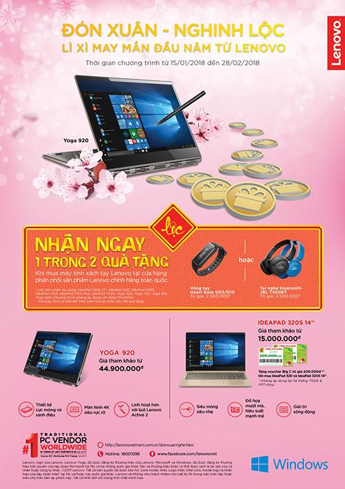 Lenovo lì xì ‘khủng’ mừng Xuân Mậu Tuất-1