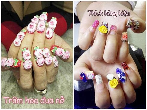 10 mẫu nail độc - đẹp - lạ giúp bạn nổi bật những ngày chơi Tết 2018