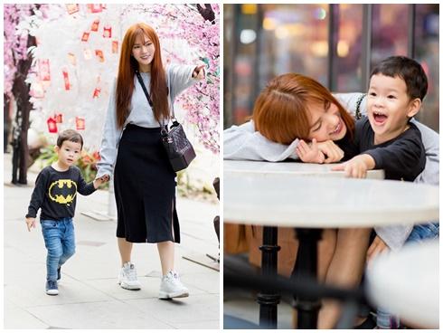 Dạo phố đầu xuân cùng con trai, single mom Thu Thủy đã buông bỏ hoàn toàn bi lụy