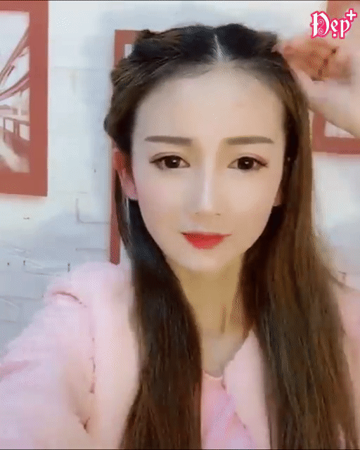 Clip: Tuyệt kỹ biến hóa mái dài thành mái mưa chẳng cần cắt tỉa-3