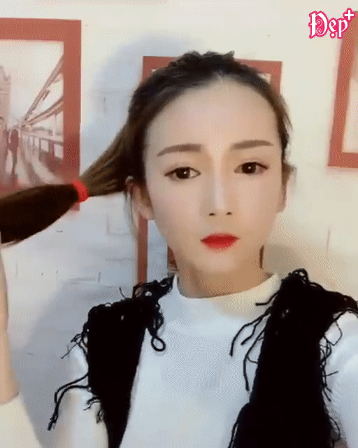 Clip: Tuyệt kỹ biến hóa mái dài thành mái mưa chẳng cần cắt tỉa-5