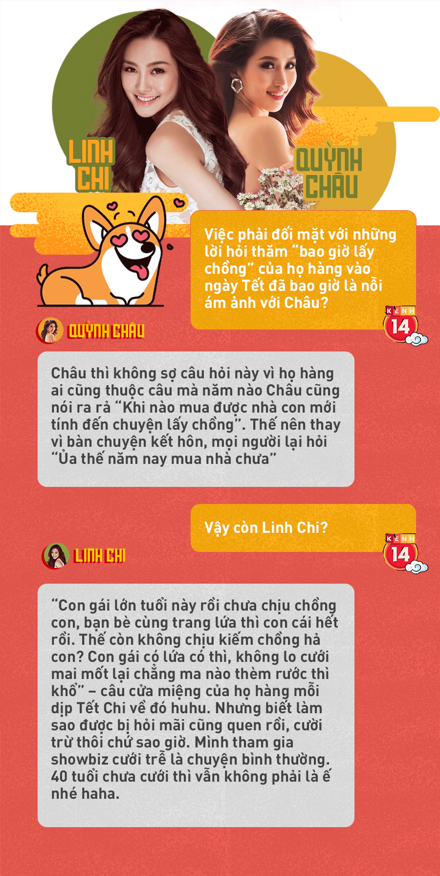 Chat cực nhanh Tết Mậu Tuất: Dàn người đẹp Việt xử trí thế nào trước lời hỏi thăm Bao giờ lấy chồng?-2