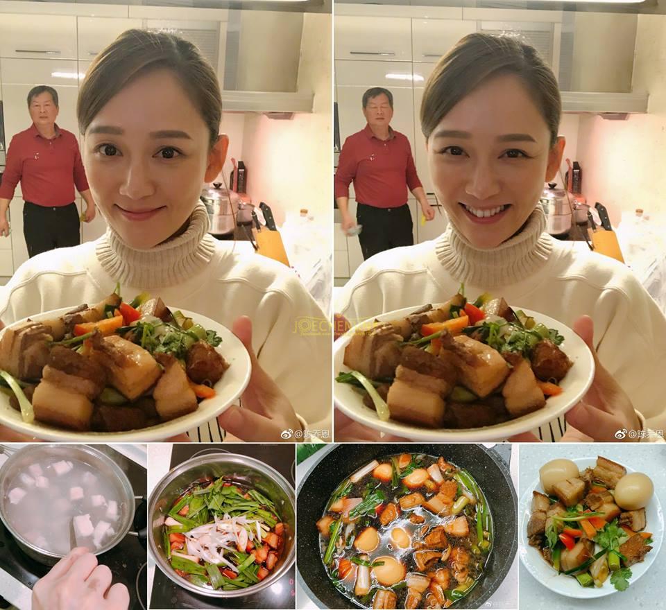 Tạm quên những hình ảnh lộng lẫy xa hoa, sao Hoa ngữ giản dị quây quần bên gia đình ngày đầu năm-1