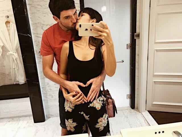 Diện bikini gợi cảm, Hà Anh lần đầu khoe trọn bụng bầu 5 tháng-6