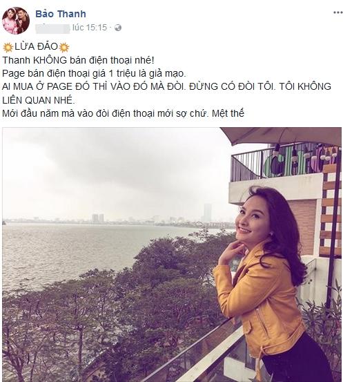 Bảo Thanh bức xúc vì bị mang tiếng lừa đảo ngày đầu năm-1