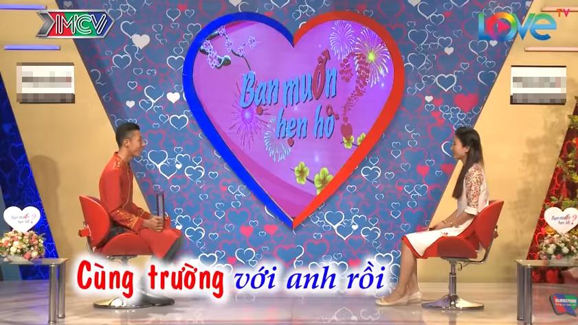 Cặp đôi học chung trường bất ngờ nhận ra nhau khi tham gia Bạn muốn hẹn hò-5