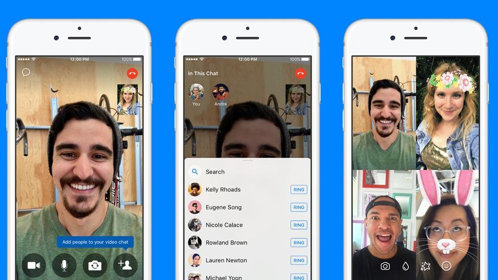 Facebook Mesenger nâng cấp tính năng gọi nhóm-1