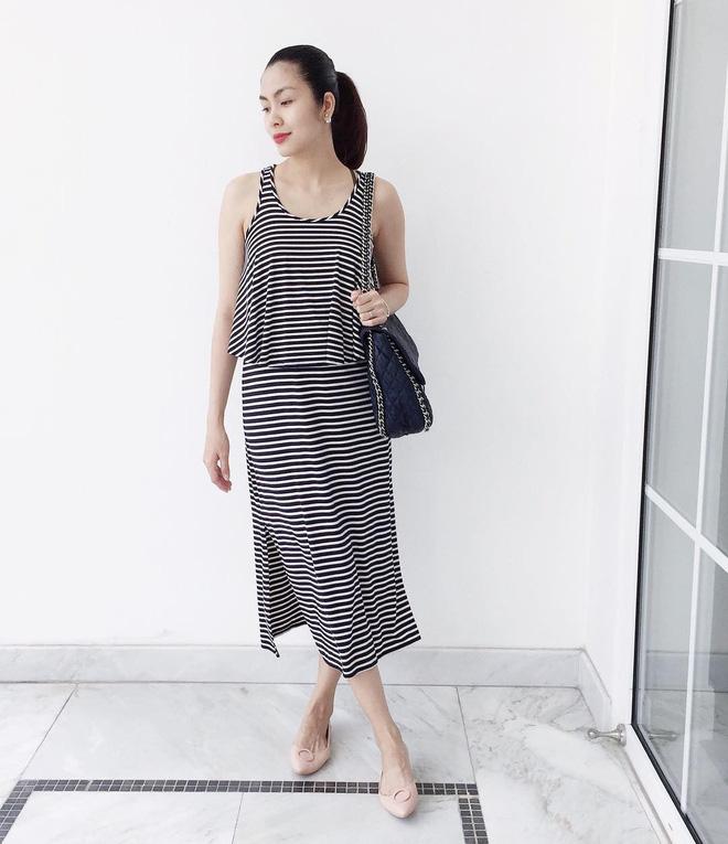 Nhìn lại phong cách của bà bầu đẹp nhất Vbiz Tăng Thanh Hà qua những lần bầu bí-5