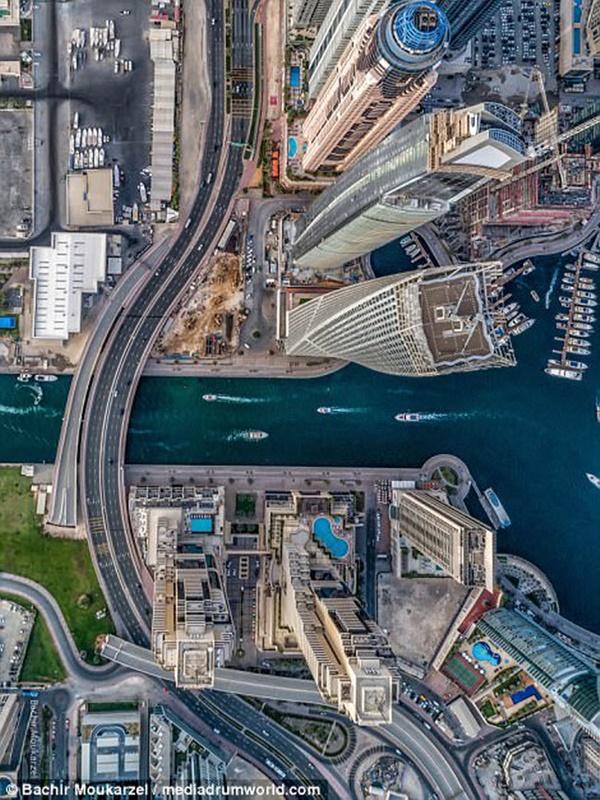 Kiến trúc đẹp mê hồn của thành phố Dubai từ trên cao-5
