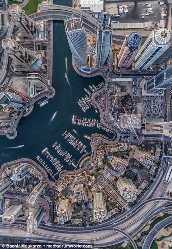 Kiến trúc đẹp mê hồn của thành phố Dubai từ trên cao-8