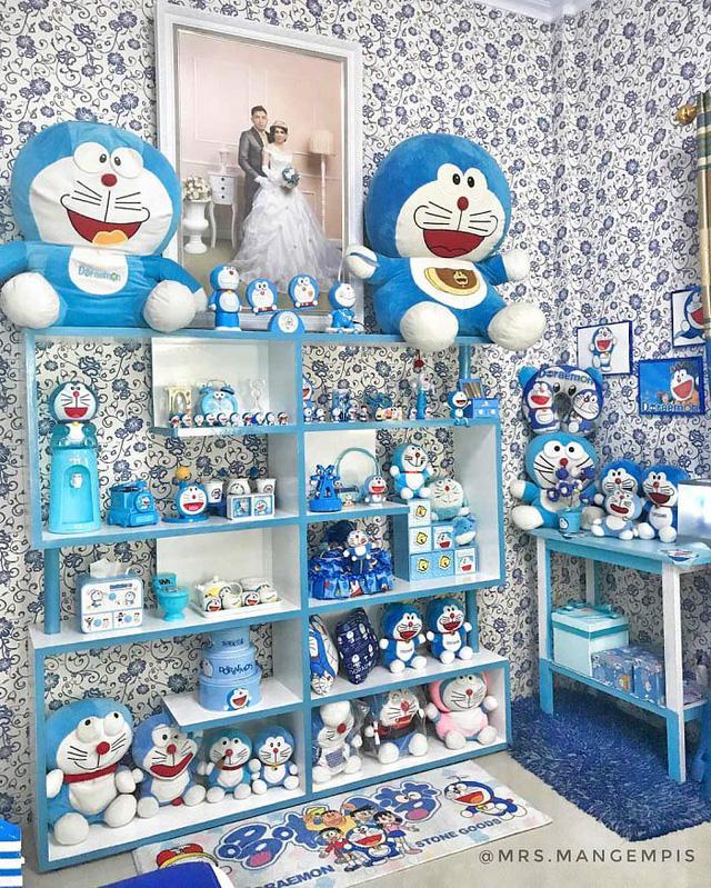 Dân mạng phát sốt với ngôi nhà được trang trí từ A - Z hình mèo máy Doremon-8