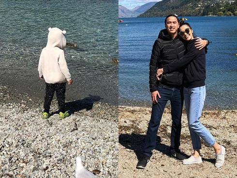 Quý tử nhà Tăng Thanh Hà lớn phổng phao du xuân tại New Zealand?