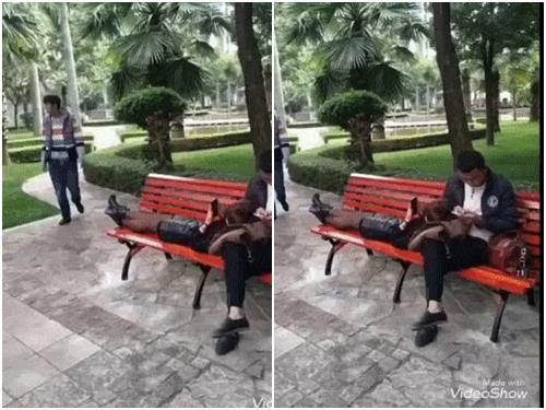 Thanh niên FA nghiện chọc phá cặp tình nhân trong công viên