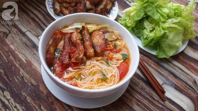 Bữa sáng nấu bún cá măng cho cả nhà no nê đủ chất-6