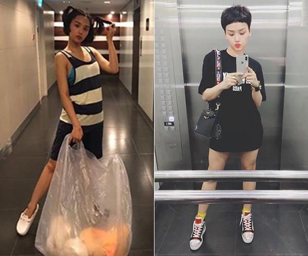 Các sao bỏ lớp trang điểm: lúc ra đường như nữ hoàng, khi ở nhà bình dị đáng yêu!-2