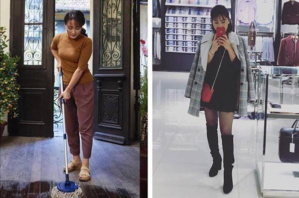 Các sao bỏ lớp trang điểm: lúc ra đường như nữ hoàng, khi ở nhà bình dị đáng yêu!-5