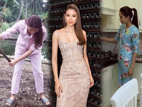 Các sao bỏ lớp trang điểm: lúc ra đường như 'nữ hoàng', khi ở nhà bình dị đáng yêu!