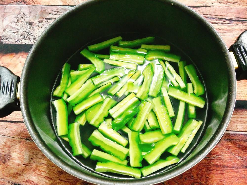 Sau Tết không thể bỏ qua mướp đắng muối chua ngọt thanh nhiệt thải độc mà cực ngon-2