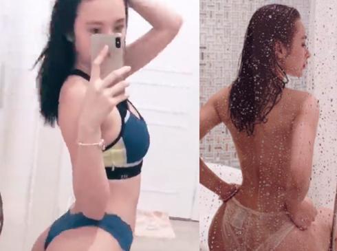 Bị nghi dùng phần mềm chỉnh vòng 3 cho to, Angela Phương Trinh tung clip đáp trả