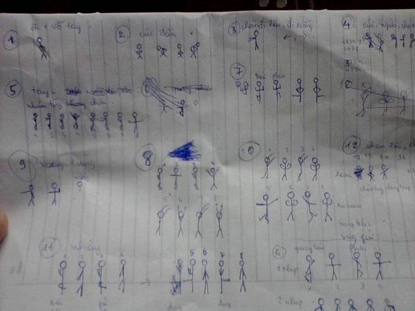 Thầy giáo chất nhất năm: Cho học sinh chép phạt môn thể dục bằng hình vẽ-4