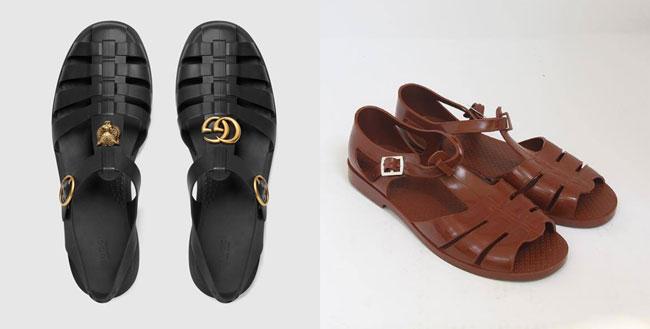 Sandal giá 490 USD của Gucci y chang dép rọ bộ đội Việt Nam-2