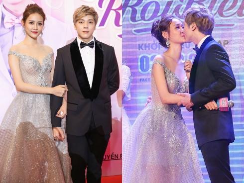 Trương Mỹ Nhân được thiếu gia bất động sản 'khóa môi' giữa sự kiện