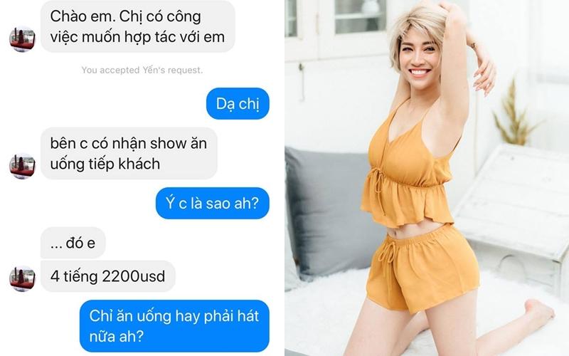 Ca sĩ Pha Lê bị gạ đi khách 4 tiếng với giá khoảng 45 triệu-1