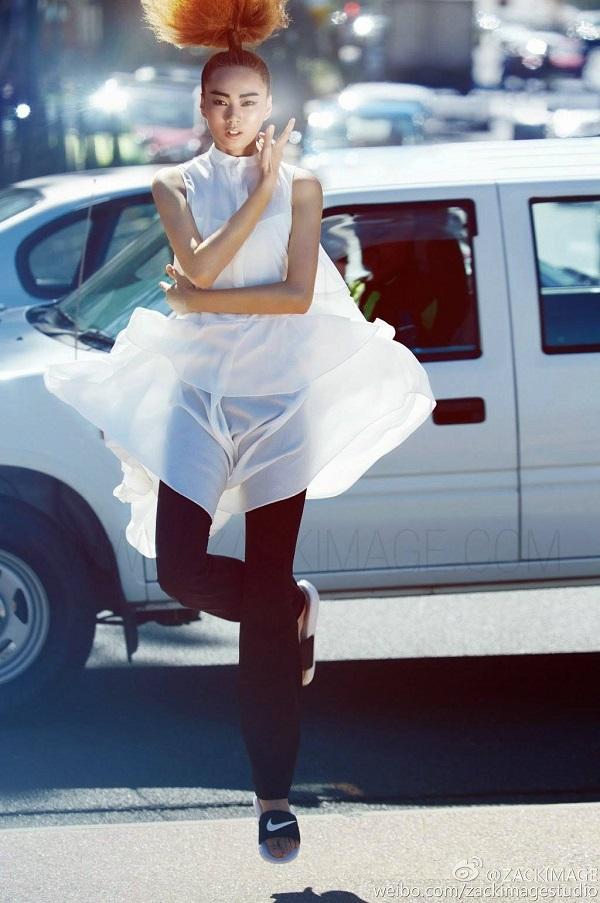 Cô gái xinh đẹp có cặp chân dài nhất Trung Quốc-4