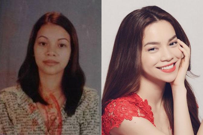 Hồ Ngọc Hà cũng là một người đẹp dần đều theo thời gian nhờ trải nghiệm và biết cách làm mình đẹp hơn. Các nét trên gương mặt của Hà Hồ đều đẹp từ khi thanh xuân và hài hòa hơn nhờ thời gian "bồi đắp"