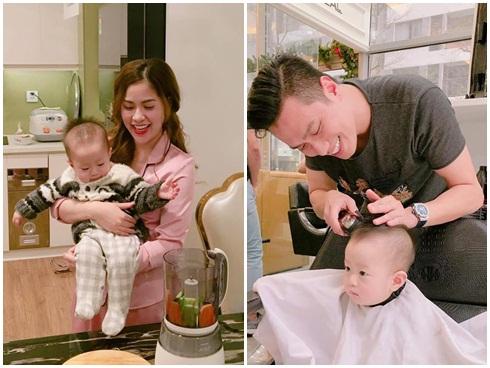 Chẳng giống những bà mẹ khác, bà xã Việt Anh 'cười hơ hớ' trong khoảnh khắc nhìn thấy con trai 'vì nhìn giống chuột nhắt'