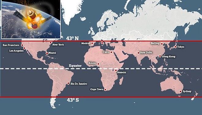 Dự báo: Trạm không gian 8,5 tấn sẽ rơi xuống Trái Đất từ 24/3-2