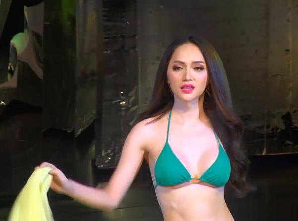 Hương Giang diện bikini, catwalk uyển chuyển đốt cháy sân khấu Hoa hậu Chuyển giới Quốc tế 2018-5