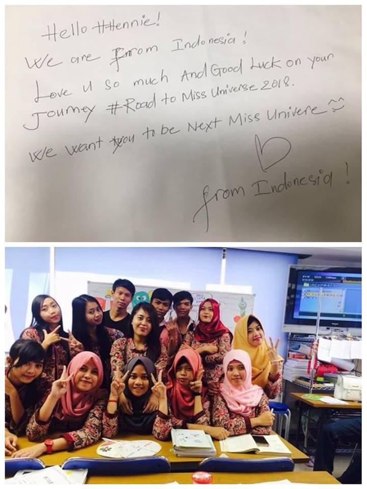 Đúng ngày 8/3, khán giả Indonesia đồng lòng chúc HHen Niê trở thành Miss Universe 2018-3