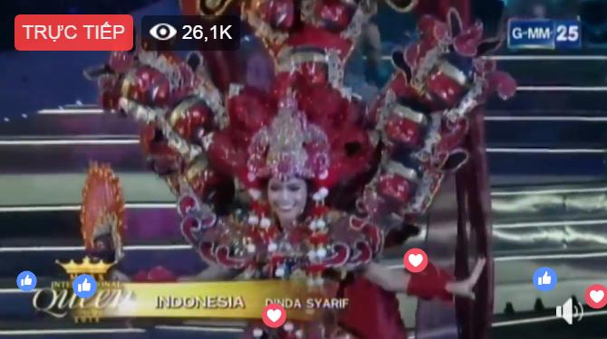 Hương Giang trượt giải Quốc phục, Indonesia giành chiến thắng-3