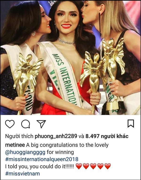 Ngó lơ Á hậu 2 nước chủ nhà, chị Đại Lukkade nhiệt liệt chúc mừng tân Hoa hậu Hương Giang Idol-1