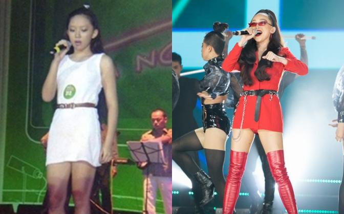 Ngắm loạt ảnh ca sĩ Vpop cầm mic từ ngày bé mới thấy: Thần thái là thứ duy nhất không thay đổi theo thời gian!-6