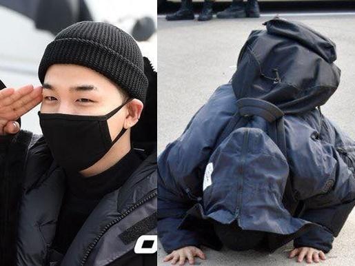 Big Bang Taeyang lên đường nhập ngũ, quỳ gối cảm ơn người hâm mộ