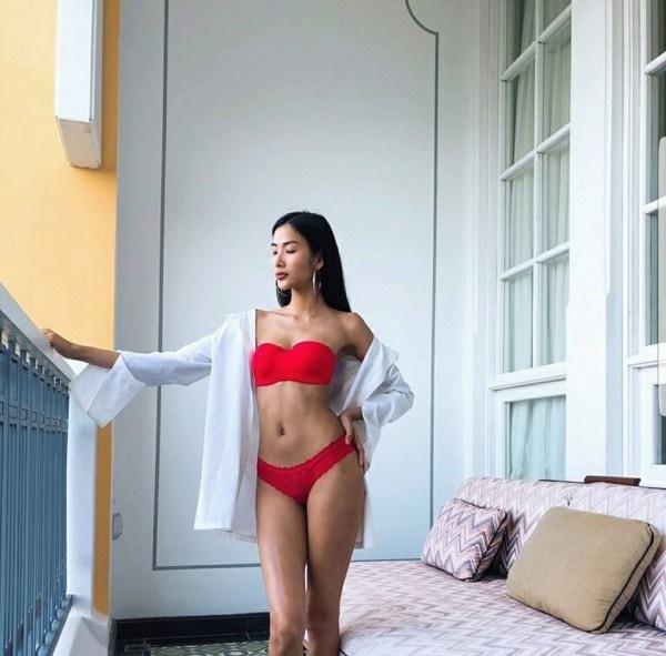 Tăng 2 kg sau Tết, Hoàng Thùy tự tin diện 2 mảnh nhờ body nảy nở bắt mắt-4