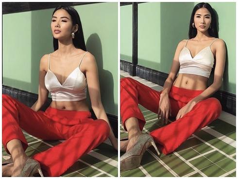 Tăng 2 kg sau Tết, Hoàng Thùy tự tin diện 2 mảnh nhờ body nảy nở bắt mắt