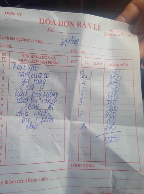 Chặt chém 3 mâm cơm ‘bình dân’ giá 3,5 triệu, nhà hàng bị phạt 750 nghìn đồng-3