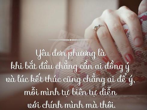 Yêu một người biết rõ không có khả năng ở bên là cảm giác gì?