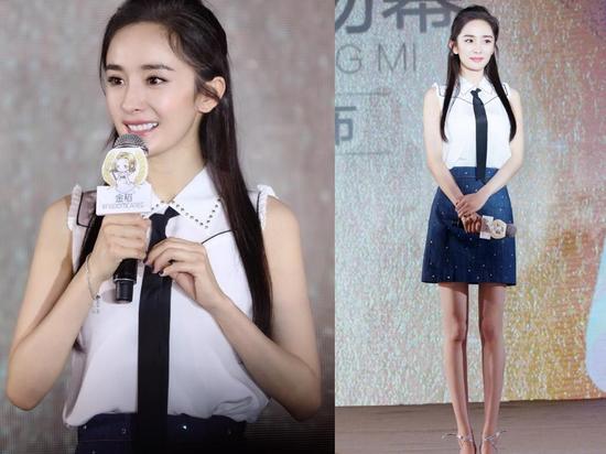 Dương Mịch xinh đẹp như thiếu nữ, nhưng đôi chân cò hương vẫn khiến fan xót xa